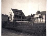 Homes on Ross Common, RR water tower in background