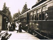 Train at Ross Station