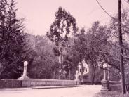 Lagunitas Road Bridge with Annie Ross home on Ross Common