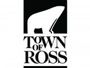 Town of Ross Logo with Bufano Bear