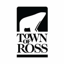 Town of Ross logo - Bufano Bear