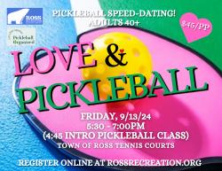 Love & Pickleball Flyer