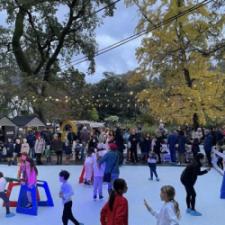 People ice skating