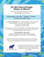 Flyer advertising Age Friendly event on 6/4/25